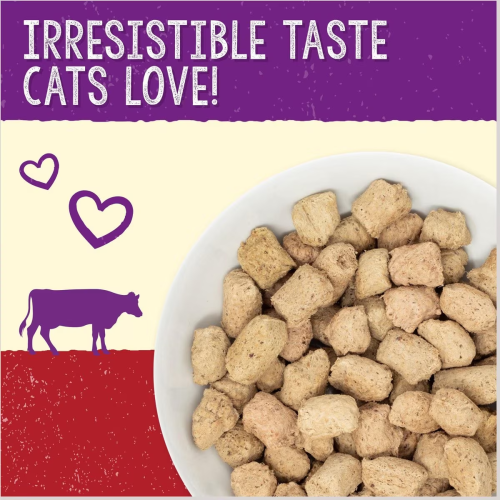 Stella & Chewy's CAT Freeze Dried 08oz Bountiful Beef 凍乾生肉貓咪主糧 寬牛大量 牛肉配方 8oz(226g)中 (正價$255) (EXP: 14/12月/2026) (訂貨需時2-3天)